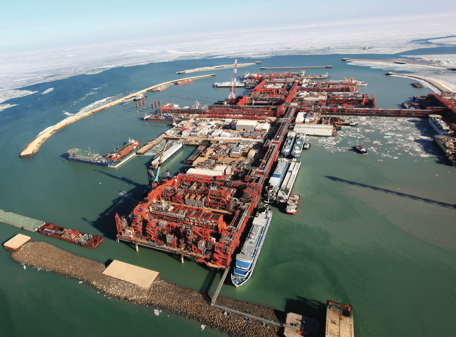 Ongoing projects in the Caspian